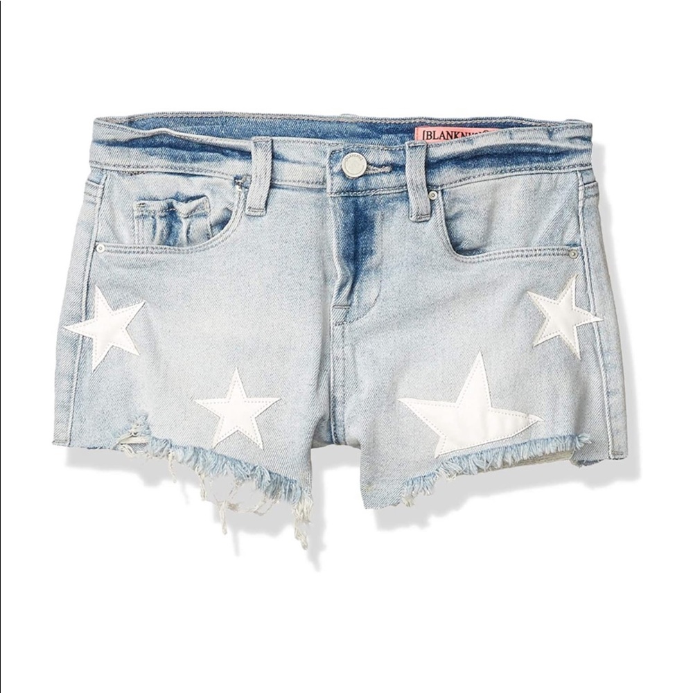 BLANKNYC
Girls' Star Patch Cutoff Denim Sh…